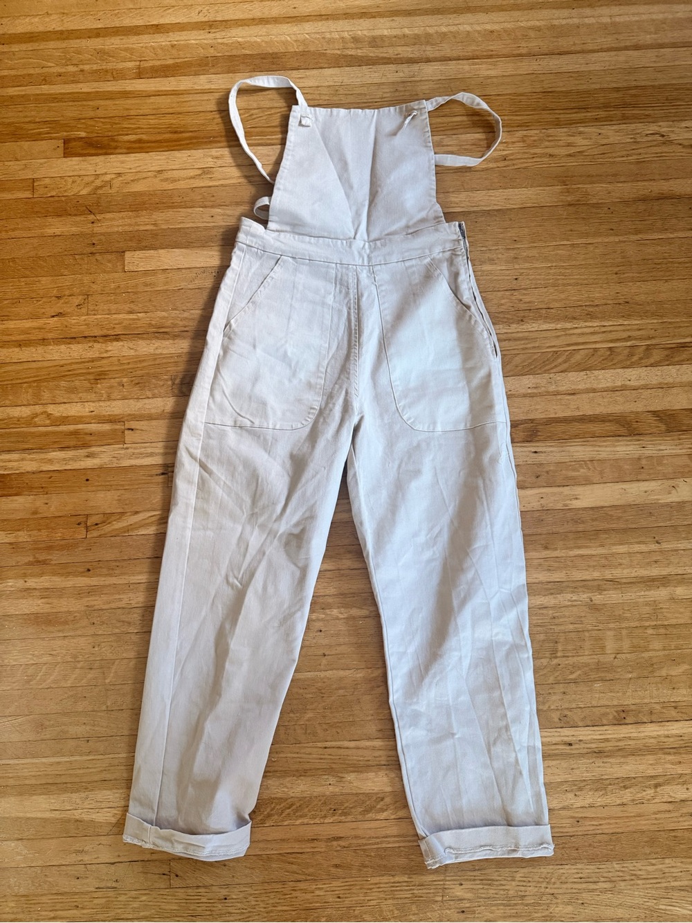 Loup Cream Knot Overalls, Size S